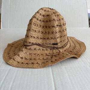 NWOT ROXY Cowgirl Hat straw hat m/l Lark
